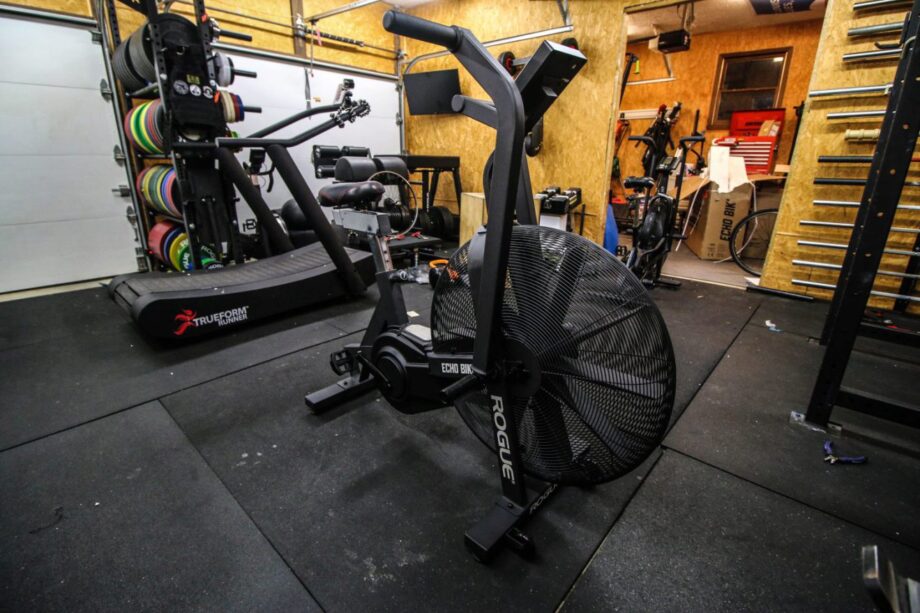 Rogue Echo Bike in home gym