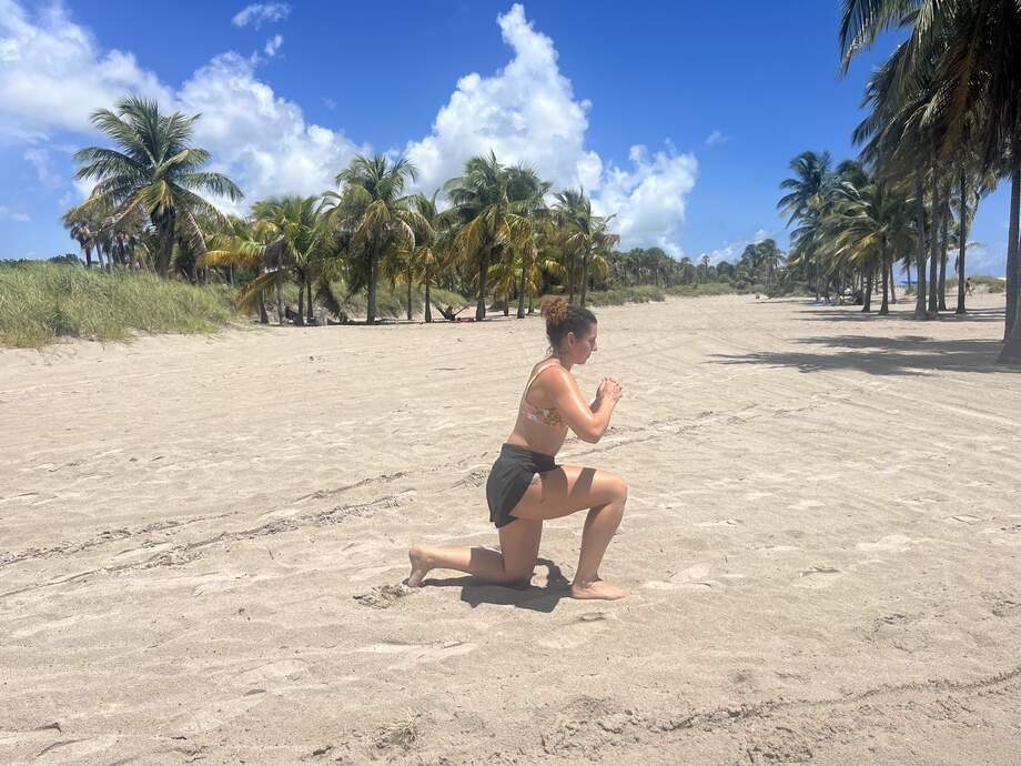 12 Moves for the Perfect No-Equipment Beach Workout Cover Image