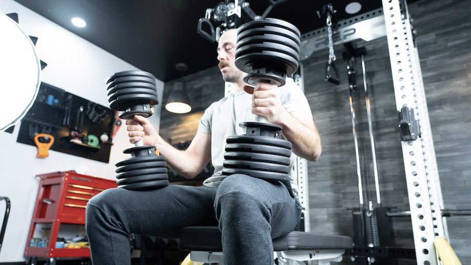 NordicTrack 55lb Adjustable Dumbbells